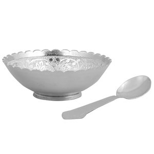 Bol design en laiton poli bol à fruits décoratif fait à la main en métal pour table de maison et centre de table de mariage - Product Image 2