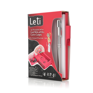 Portacarte e Portaoggetti Personalizzato Leti con Penna, Gadget Personalizzati - Product Image 2