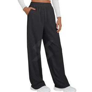 Dernier modèle OEM Service Pantalon de survêtement évasé pour femme Pantalon de survêtement évasé confortable et écologique pour femme - Product Image 1