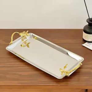 Bandeja de barra de acero elegante minimalista para una presentación elegante de la bebida - Product Image 2