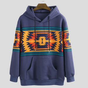 Venta al por mayor Sudadera con capucha básica bordada estilo casual de invierno diseño forrado con patrón sólido cuello con capucha mezcla de poliéster/algodón - Product Image 1