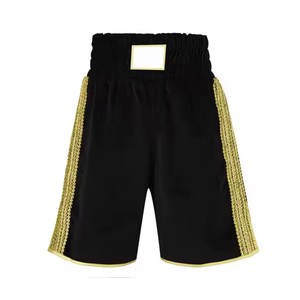 กางเกงขาสั้นชกมวยของผู้ชายผ้าซาติน/โพลีเอสเตอร์แห้งเร็วระบายอากาศได้ดีปรับแต่งได้ - Product Image 1