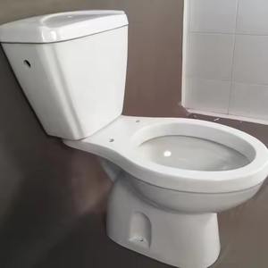 Artículos Sanitarios de porcelana Productos de baño Inodoro de dos piezas WC Armario de agua Sartén DE LA India Morvi 1er grado Calidad Precio más bajo - Product Image 6