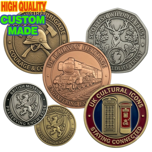 Moneda Metálica Personalizada, Conmemorativa, en Forma <span class=keywords><strong>de</strong></span> <span class=keywords><strong>Llave</strong></span>, con Grabado 3D, Acabado Antiguo, Coleccionable, para Regalos Promocionales Empresariales - Product Image 2