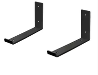 Supports d'étagère muraux en acier doux de qualité supérieure, couleur et taille personnalisées, support structurel durable, fabricant OEM/ODM