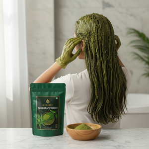 Polvo de Hoja de Neem Orgánico Glee Impex 15g/50g, Tratamiento Herbal Natural para el Cuidado de la Piel y el Cabello para una Piel Saludable y Radiante - Product Image 2