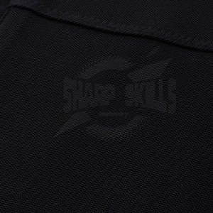 เสื้อยืดฟิตเนสสีพื้นแห้งเร็วสำหรับผู้ชายเสื้อผ้าไซส์ใหญ่พิเศษแบบถักสำหรับเสื้อโปโลพิมพ์ลาย - Product Image 6