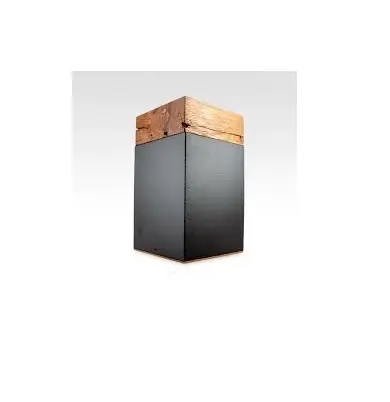Hot Selling Custom Modern Wooden Handcrafted Cremation Urn Glossy Black for Adult Wooden urns Funeral Urn Made of High Quality