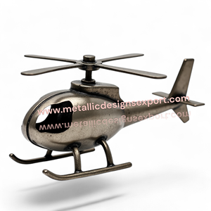 Élégant modèle d'avion en métal doré réplique vintage détaillée pour décoration de maison et de bureau sculpture en aluminium de qualité supérieure - Product Image 5