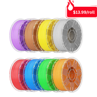 (Penjualan Kilat)8KG Hyper RFID 8 Paket Warna Filamen Pencetakan 3D (Warna Acak)