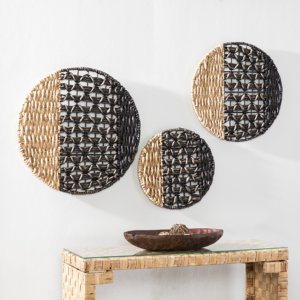 Art mural en jacinthe d'eau de qualité supérieure, tressé, à suspendre, décoration pour la maison, l'hôtel, le complexe hôtelier, accessoires - Product Image 5