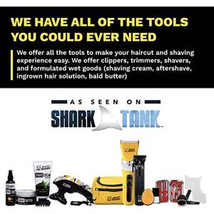 Tondeuse sans fil rechargeable pour homme avec 4 guides de coupe, idéale pour la mise en forme de la barbe et de la ligne des cheveux, pour débutants - Product Image 6