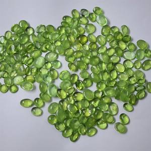 2025 joyería personalizada piedras preciosas sueltas 100% peridoto verde Real piedra preciosa facetada en forma mixta - Product Image 3