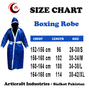 Bata de boxeo de poliéster 2025 blanca personalizable con capucha, varios tamaños y logotipos, equipo de artes marciales, superventas de 100% - Product Image 4