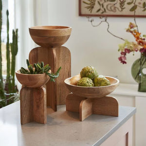 Tazones de Almacenamiento de Alta Calidad para Cocina, Vajilla de Diseño Premium, Tazones de Madera para Servir, Exportador Mayorista de la India a Todo el Mundo - Product Image 1