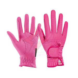 Gants d'équitation d'hiver unisexes de qualité supérieure imperméables au vent en cuir durable Logo personnalisé gants équestres hommes - Product Image 1