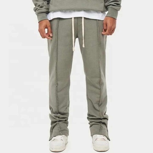 Conjunto de Sudadera con Capucha y Pantalones Jogger Oversize de Forro Polar Grueso para Hombre, con Hombros Caídos, Color Liso, para Invierno, con Bolsillos, Poliéster/Algodón - Product Image 6