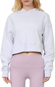 Autumn Women Hoodies Pockets Crop Sport <b>Jacket</b> Female Fitness Yoga Shirt Top <b>Workout</b> Hoodies - Product Image 6
