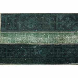 พรมตุรกีโบราณที่ทันสมัยขนแกะสีเขียว2.5ft 2.3 x ทรงสี่เหลี่ยมผืนผ้าขนาดใหญ่สไตล์คลาสสิกสำหรับห้องวัยรุ่น - Product Image 5