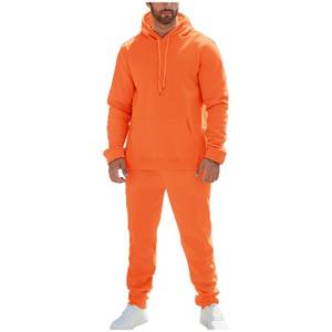 Conjunto Deportivo Informal de 2 Piezas para Mujer, Transpirable, Talla Grande, para Invierno, Sudadera con Capucha y Pantalones de Color Sólido - Product Image 5