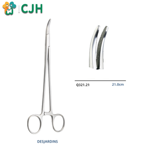 CJH Edelstahl-Kanal zange Pinzette für Tiere - Product Image 2