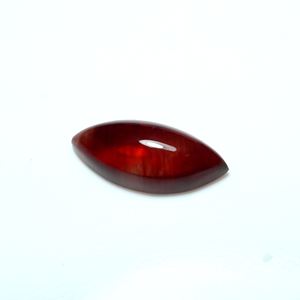 Cabochon de pierres précieuses en forme de marquise en Labradorite rouge naturelle - Product Image 3