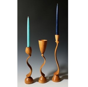 Candelabro Decorativo de Madera para Decoración de Interiores de Hogar Moderno y Tradicional, Base Resistente, Estructura Alta y Elegante, Navidad - Product Image 1