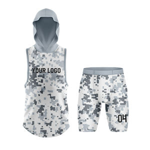 Uniformes Personalizados con Serigrafía para Equipos de 7v7, Colores y Nombres Personalizados, 100% Poliéster, Talla Grande para Verano - Product Image 1