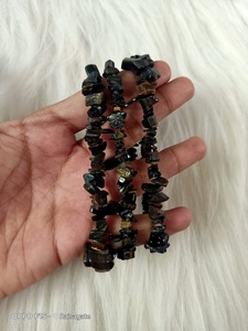 Natural Tiger Eye Chips <b>Bracelet</b> Crystal Stone Beaded Stretch <b>Bracelet</b> <b>Healing</b> Gemstone Jewelry for Men Women - Product Image 6
