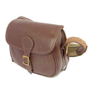 Imra Impex Classic Genuine Cow Leather Ammo Holder Bag New Arrival Outdoor <b>Hunting</b> <b>Accessories</b> Cartridge <b>Hunting</b> Bag - Product Image 6