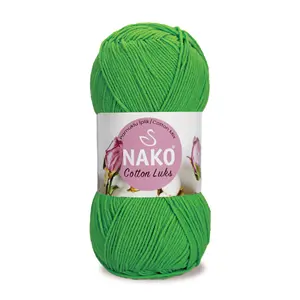 Nako Cotton Lux 97571-Fil vert fluorescent - Product Image 1
