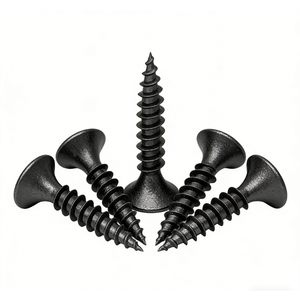 Tornillo para paneles de yeso de alta resistencia con rosca fina, recubierto de fosfato negro, para construcción - Product Image 1