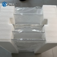 Emballage antistatique en carton résistant à l'humidité et mousse EVA pour produits électroniques de haute valeur, solution de protection intérieure personnalisée PACKCUBE