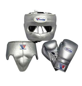 Custom Color Genuine Leather Waterproof <b>Boxing</b> <b>Sparring</b> <b>Set</b> <b>Boxing</b> Gloves Adjustable Head Guard Groin Guard High Quality - Product Image 1