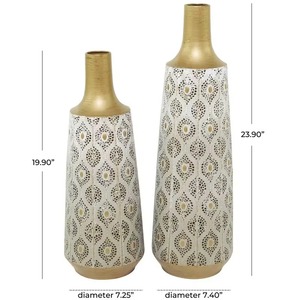 Plain Gold Metal <b>Vase</b> for Elegant Home Decoration Luxury Centerpiece and Stylish Modern or Traditional Floral Display - Product Image 4