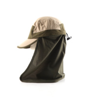Sombrero de Sol 4ugear Legionnaire con Solapa para el Cuello, Malla Transpirable, Ala Ancha, para Senderismo, Pesca, Gorras para Hombre y Mujer