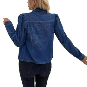 เสื้อเชิ้ตยีนส์ผู้หญิง ดีไซน์ใหม่ วัสดุคุณภาพดี ราคาสมเหตุสมผล ระบายอากาศได้ดี - Product Image 5