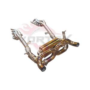 Tuyaux d'échappement en alliage de titane Vortex - soudure à l'échelle de poisson, épaisseur de 1,5 mm pour Lamborghini Huracan Performante/EVO/STO 5,2L - Product Image 2