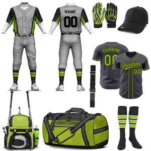 Uniformes de Softbol Personalizados al por Mayor, Conjuntos de Camiseta y Pantalones para Equipos Adultos, Logotipo Personalizado, Sublimación, Impermeables, Transpirables y Duraderos - Product Image 3