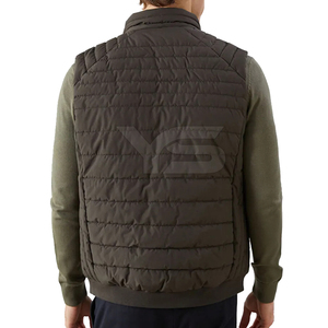 Veste matelassée sans manches pour homme Veste bulle extérieure légère et tendance avec option multicolore - Product Image 3
