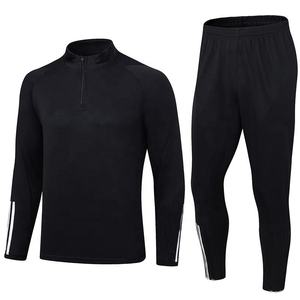 Ropa deportiva de entrenamiento de fútbol de secado rápido de moda de alta calidad para hombres, chaquetas de manga larga con uniformes y chándales - Product Image 1