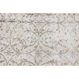 Tapis vintage 6,8 x 10,4 pieds, tapis turc oriental rose en laine - Product Image 5