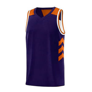 2025 Salut qualité personnalisé votre propre équipe uniformes de basket-ball réversible vêtements de basket-ball 100% Polyester séchage rapide respirant hommes - Product Image 1