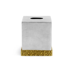 Boîte à mouchoirs en métal taille moyenne maison et hôtel Ware meilleure qualité élégant porte-serviettes de salle de bain accessoire de vaisselle élégant - Product Image 5