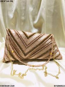 Designer de luxe décontracté mariée à la main soirée ethnique dames pochette Baxg fabriqué à la main pochette Cum Sling Bag - Product Image 2