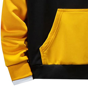 Sweat-shirt à capuche pour homme, hiver, manches longues, en molleton doux mélangé, avec cordons de serrage et poche kangourou, MOQ 2 pièces - Product Image 3