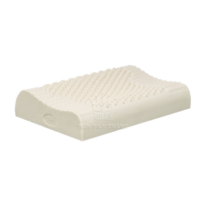 Scenic Plant All Seasons Geometric Massage Flame Retardant Cooling Wave Support Latex Neck <b>Bed</b> Pillow - Product Image 1