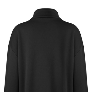 Sweat-shirt court à fermeture éclair à col roulé personnalisé le plus vendu pour les femmes Style Streetwear du Pakistan pour les techniques imprimées d'hiver - Product Image 5