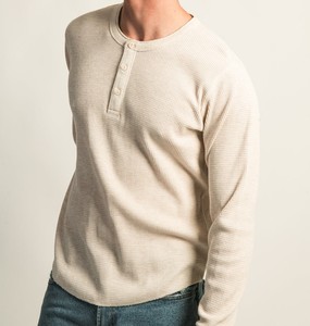 เสื้อยืดผ้าฝ้าย100% ติดกระดุมสำหรับผู้ชายเสื้อเชิ้ตแขนยาวผ้าฝ้ายเนื้อนุ่มผ้าโพลีมีสไตล์และสวมใส่สบาย - Product Image 4