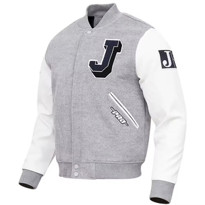 Veste universitaire en cuir, vêtement d'extérieur élégant et de qualité supérieure, mode décontractée, confortable, durable, veste d'hiver pour tous les jours - Product Image 5